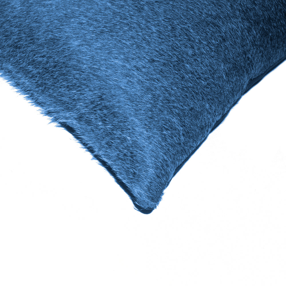 Natural  Torino Cowhide Pillow  1-Piece  Sky blue Image 2