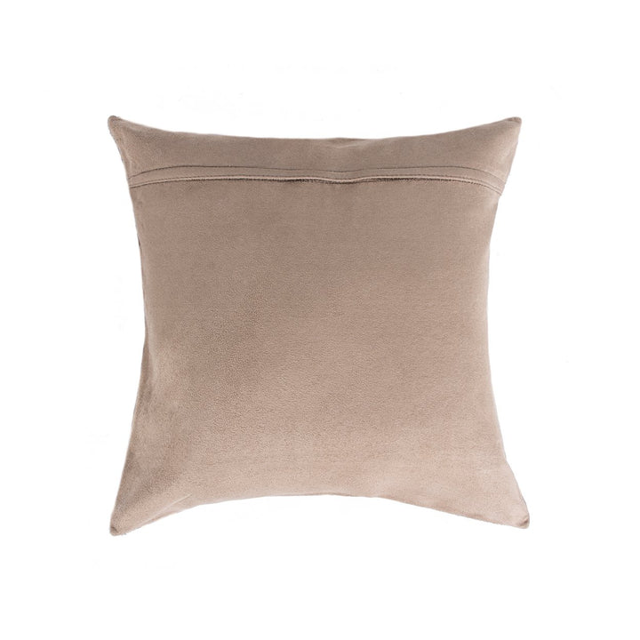 Natural  Torino Madrid Cowhide Pillow  2-Piece  Natural and gold Image 5