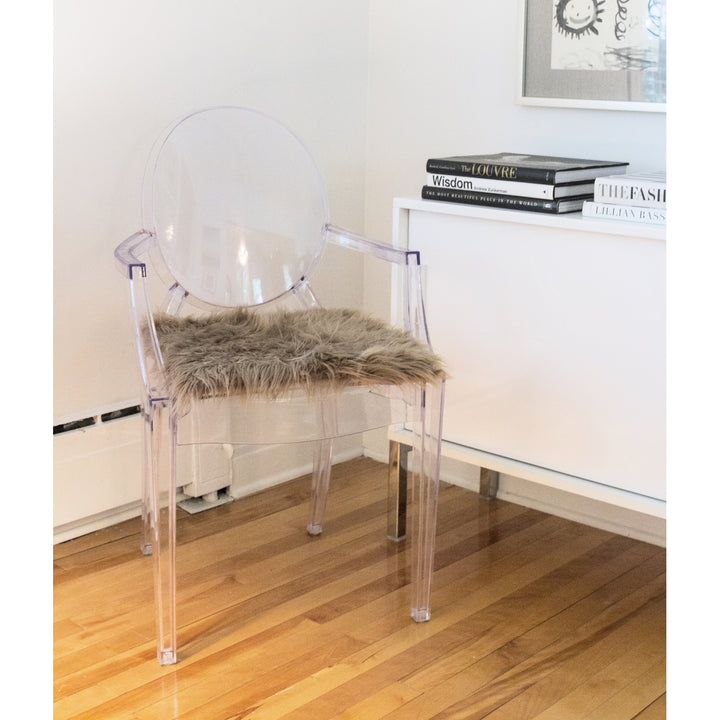 Luxe  Laredo Faux Sheepskin Chair Pad  2-Piece  17"x17"  5 Image 9
