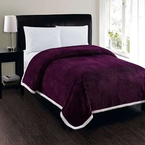 Corduroy Luxe Queen and King Sherpa Blankets Image 5