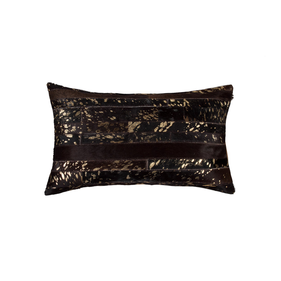 Natural  Torino Madrid Cowhide Pillow  1-Piece  12"x20"  2 Image 1