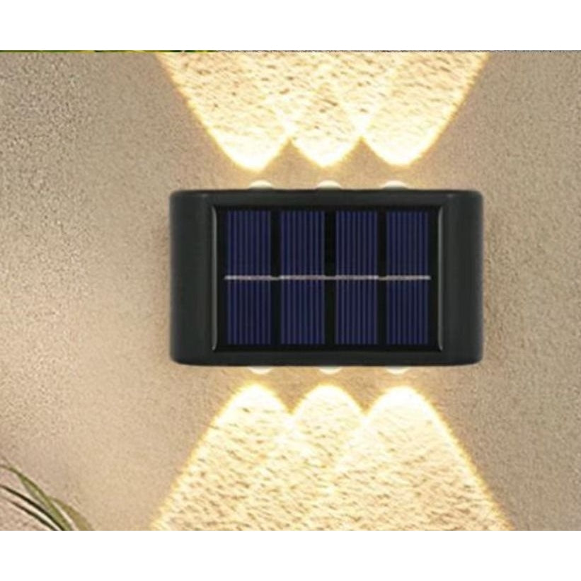 4-Pack Solar Outdoor Wall LED Light Image 1
