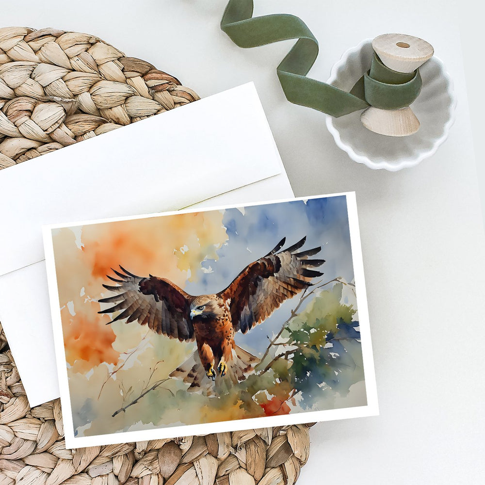Hawk Greeting Cards Pack of 8 Image 2