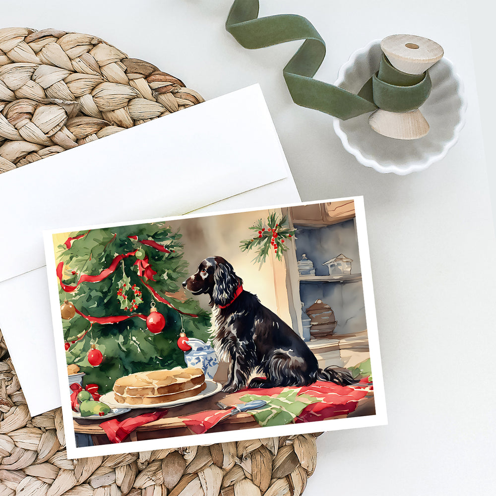 Boykin Spaniel Christmas Cookies Greeting Cards Pack of 8 Image 2