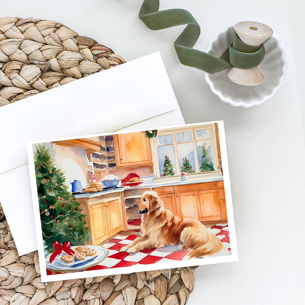 Golden Retriever Christmas Cookies Greeting Cards Pack of 8 Image 2