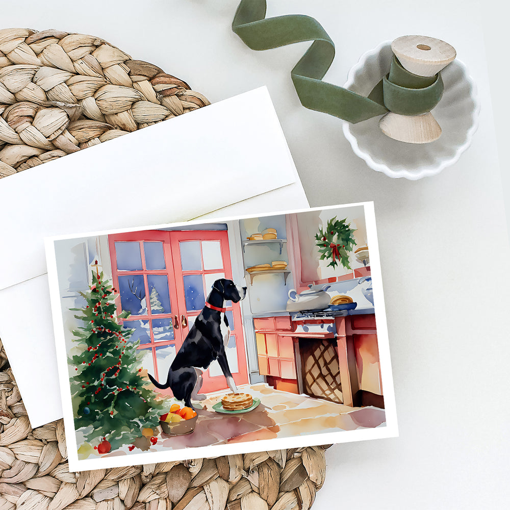 Great Dane Christmas Cookies Greeting Cards Pack of 8 Image 2