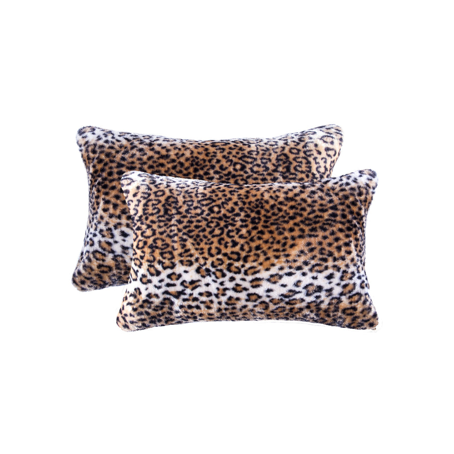 Luxe  Belton Faux faux Pillow  2-Piece  El paso leopard Image 1