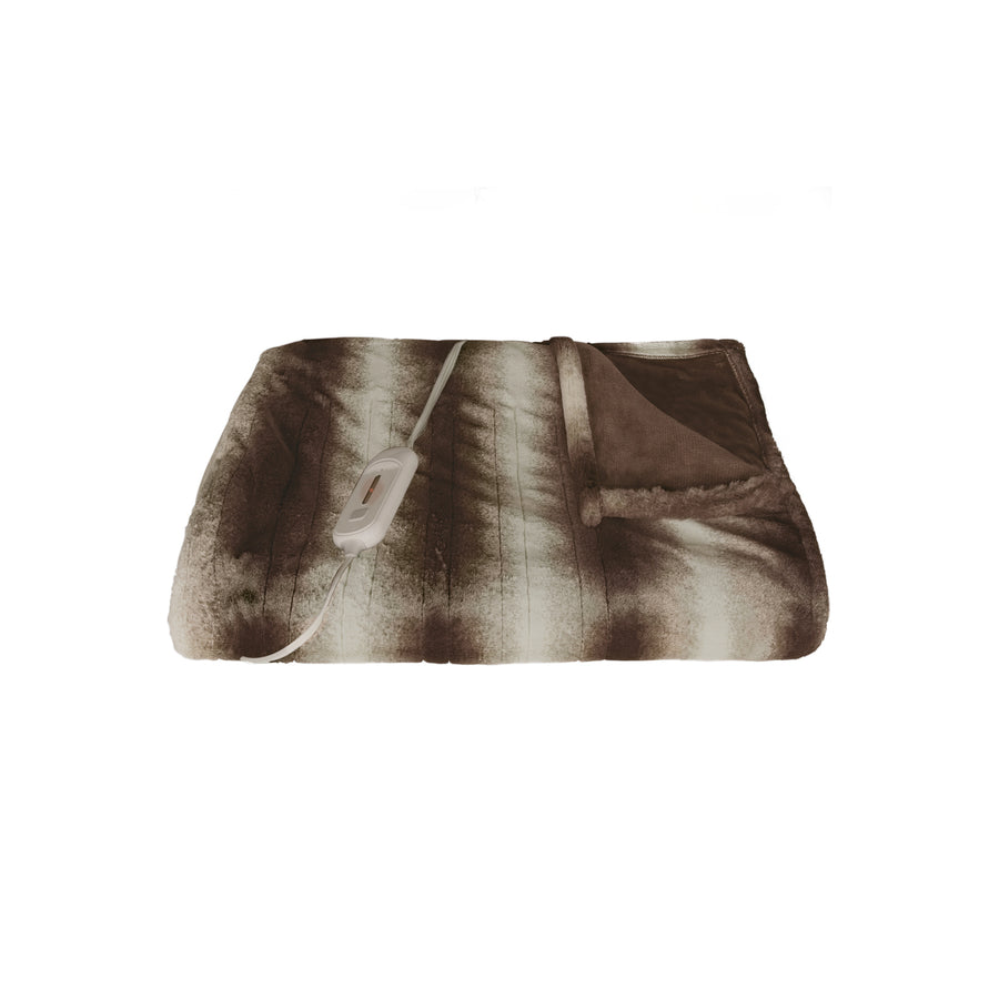 Luxe  Classic Heated Faux faux Throw  1-Piece  50"x60"  1 Image 1
