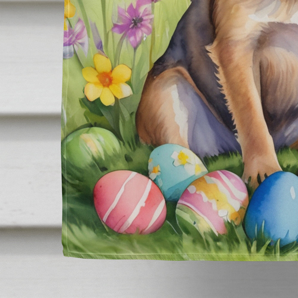 Border Terrier Easter Egg Hunt House Flag Image 4