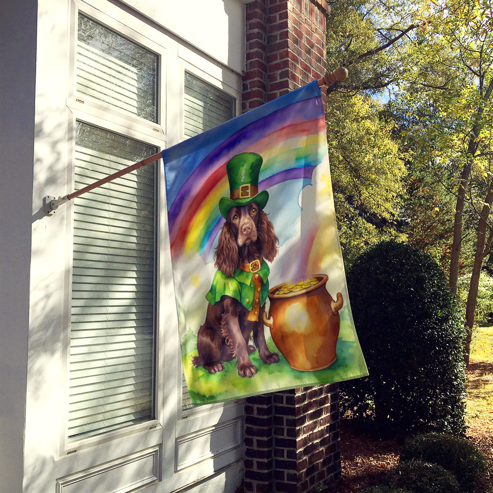 Boykin Spaniel St Patricks Day House Flag Image 2