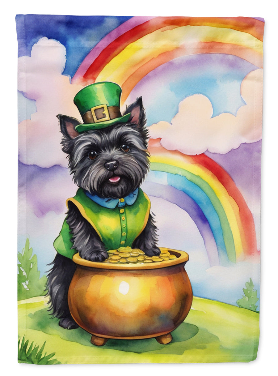 Cairn Terrier St Patricks Day House Flag Image 1