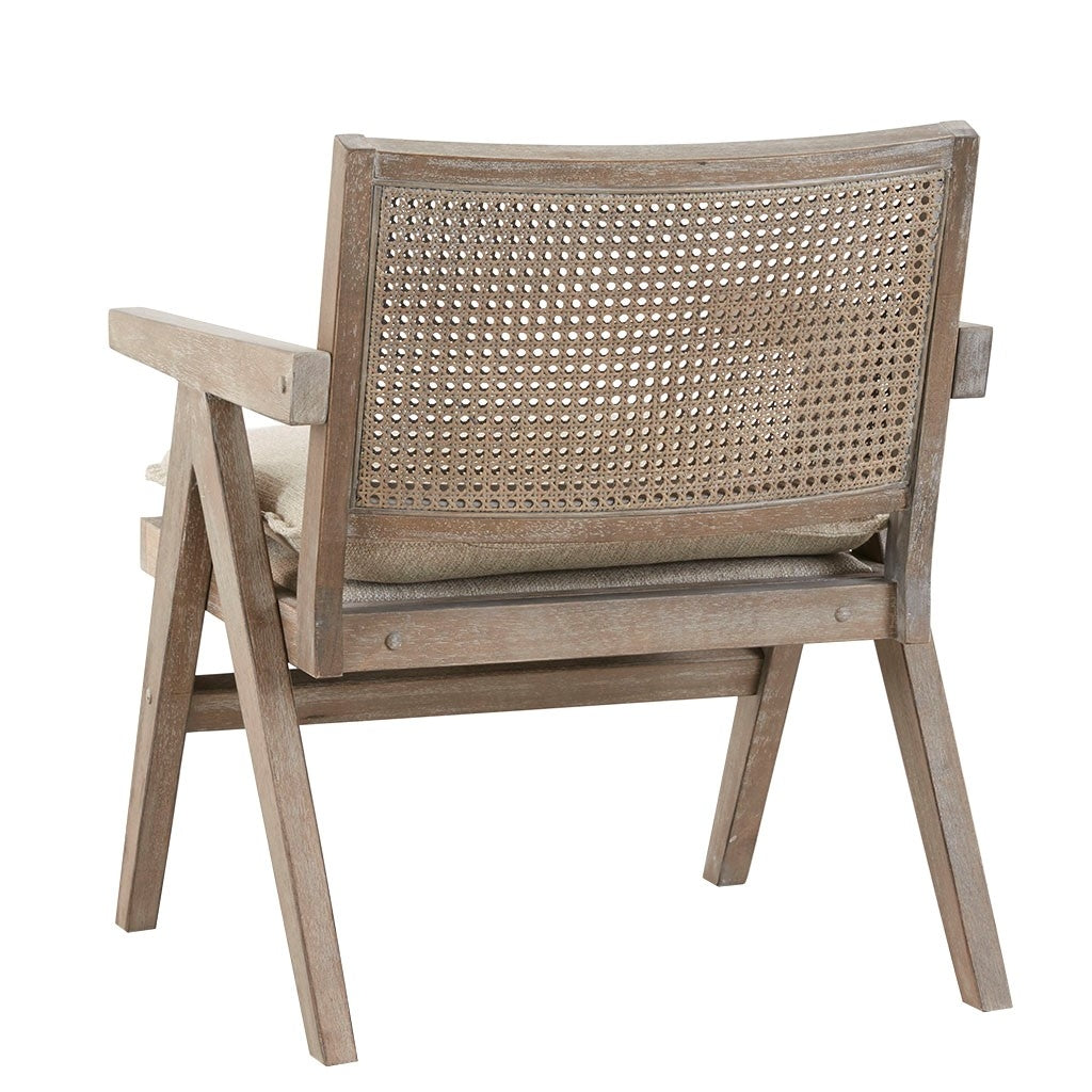 Gracie Mills Kendra Rattan Harmony Accent Chair with Solid Hardwood Frame - GRACE-10232 Image 4