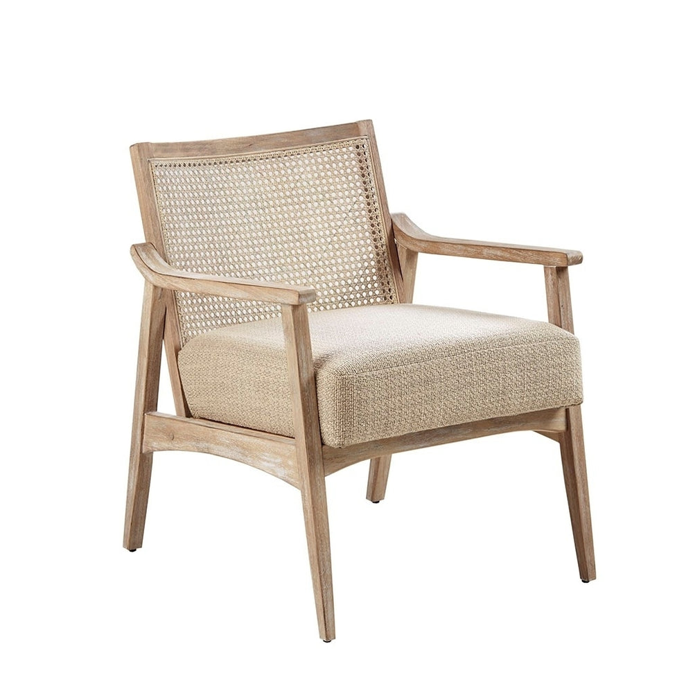 Gracie Mills Mccarthy Reclaimed Wood Cane Accent Chair - GRACE-10654 Image 2