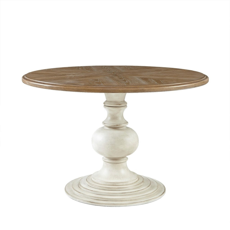 Gracie Mills Devin Classic Charm 46-Inch Round Pedestal Dining Table - GRACE-11791 Image 1