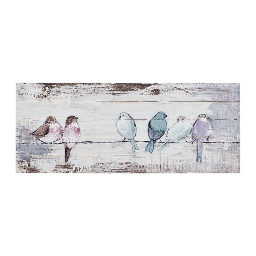 Gracie Mills Patrica Hand-Painted Wood Plank Panel  - GRACE-12616 Image 1