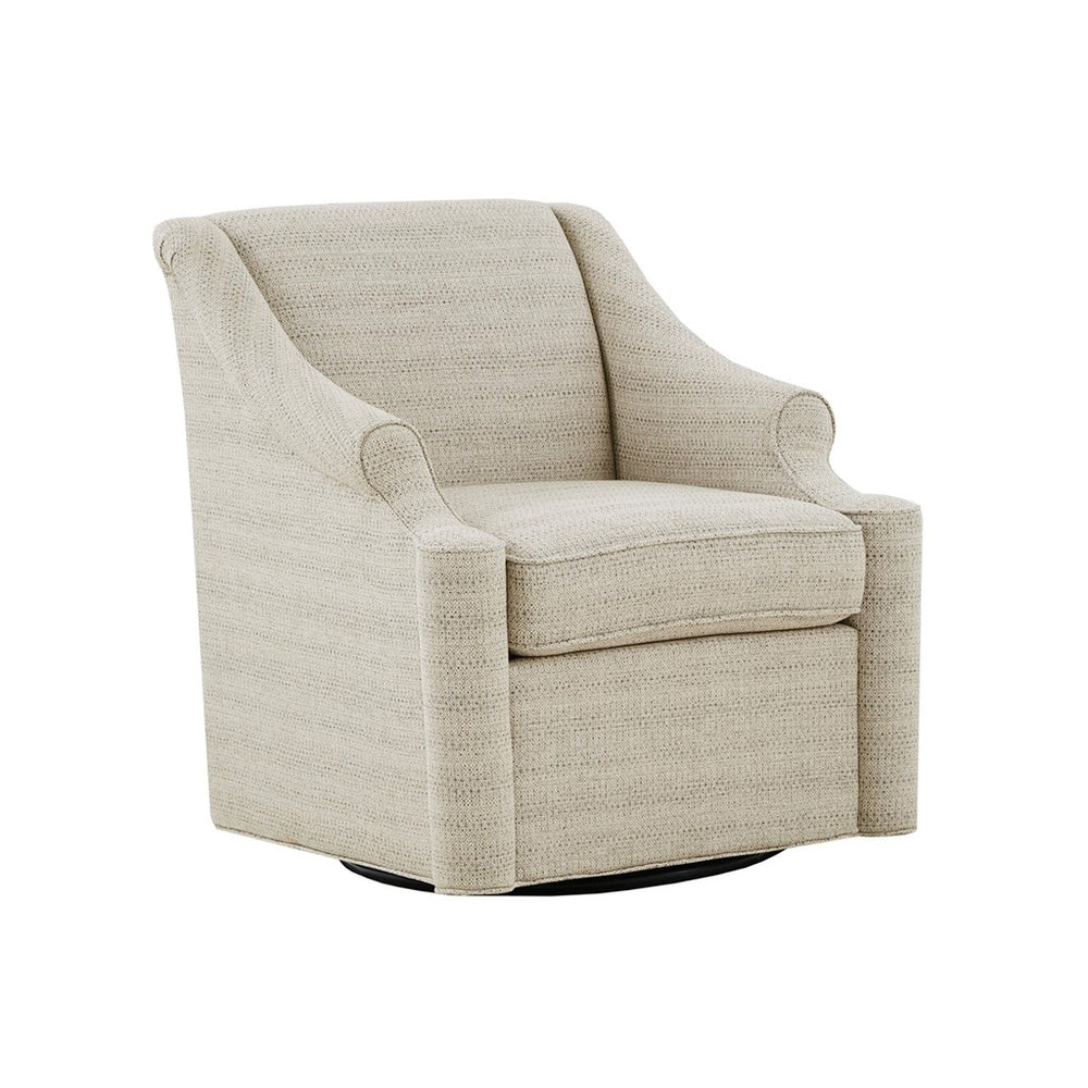 Gracie Mills Marley Transitional Tonal Swivel Glider Chair - GRACE-13068 Image 2