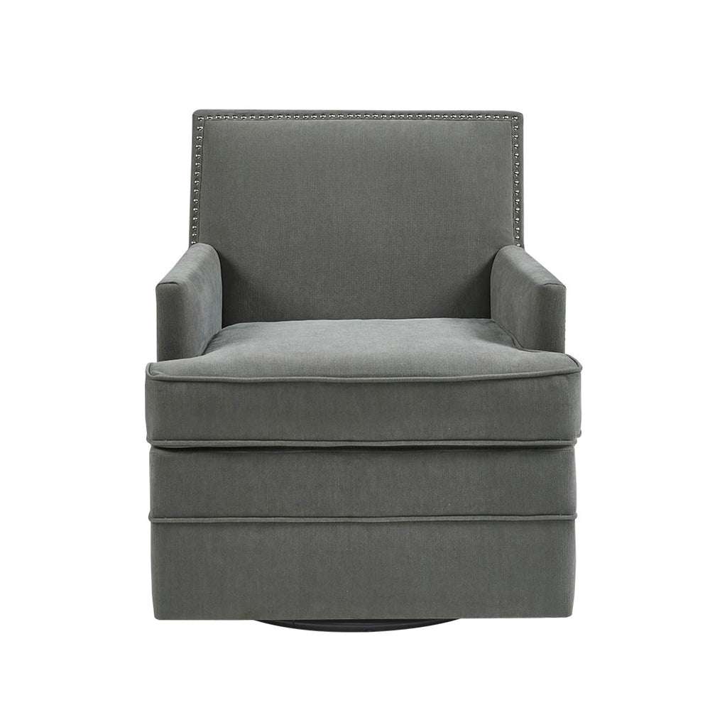 Gracie Mills Skye Upholstered Swivel Chair - GRACE-14118 Image 2