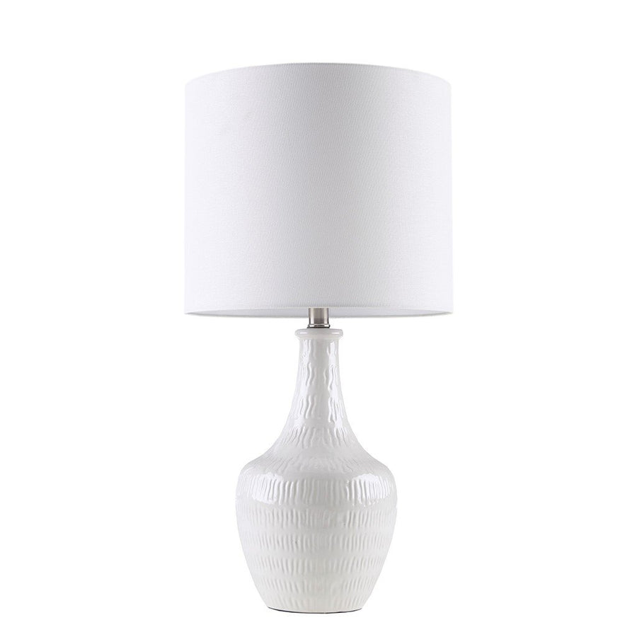 Gracie Mills Haney Modern Textured Ceramic Table Lamp - GRACE-14172 Image 1