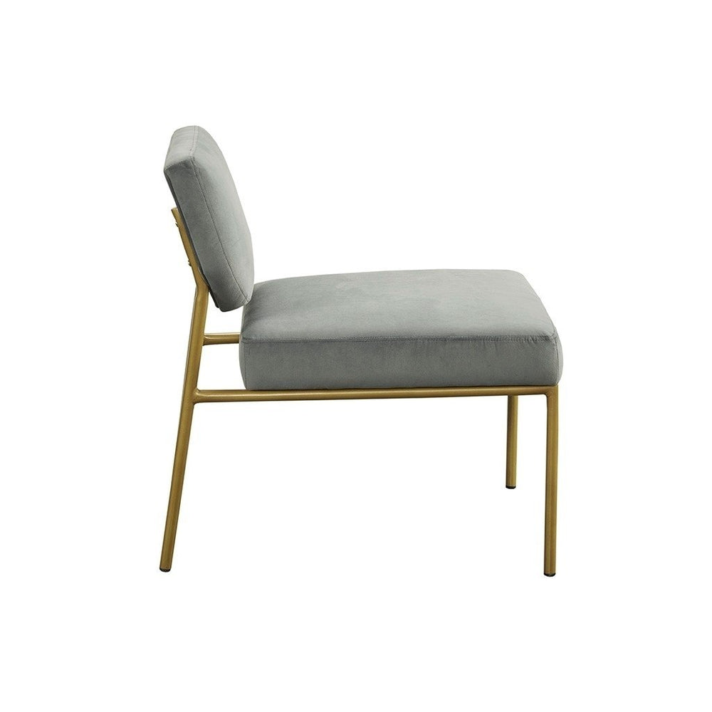 Gracie Mills Estella Modern Metal Frame Slipper Chair - GRACE-14386 Image 2