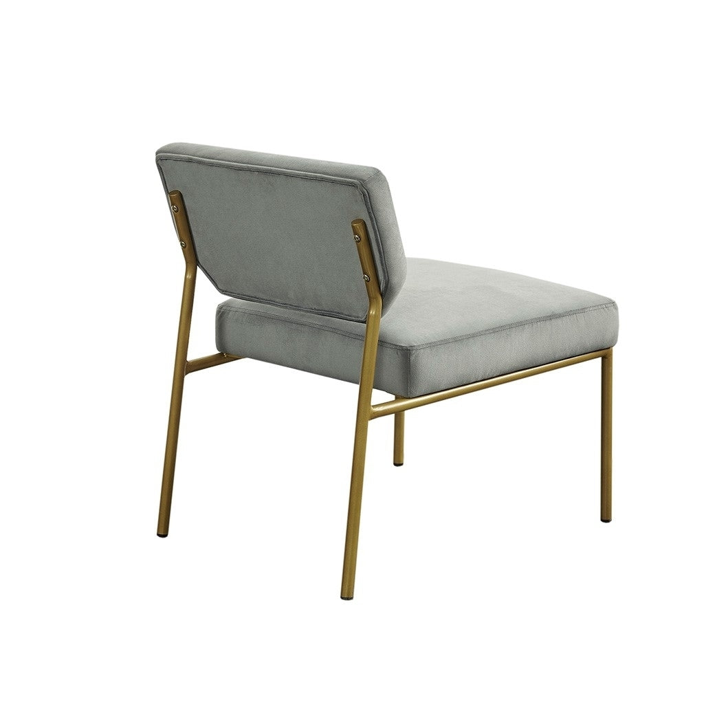 Gracie Mills Estella Modern Metal Frame Slipper Chair - GRACE-14386 Image 3