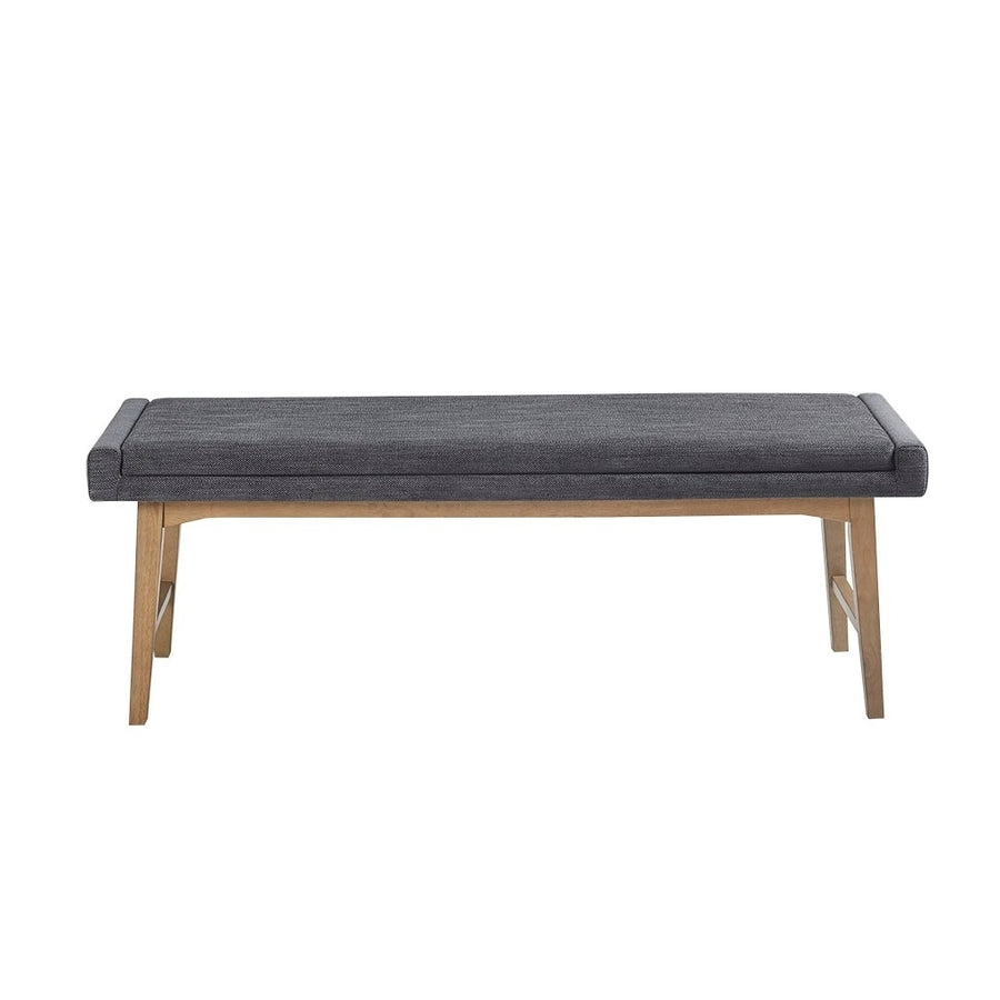 Gracie Mills Arron Mid-Century Upholstered Accent Bench - GRACE-14388 Image 1