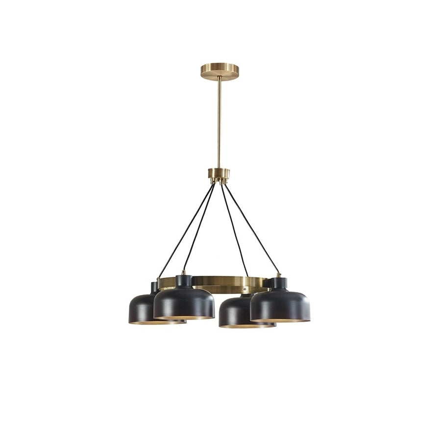 Gracie Mills Cason 4-Light Metal Shade Dimmable Chandelier - GRACE-14940 Image 1
