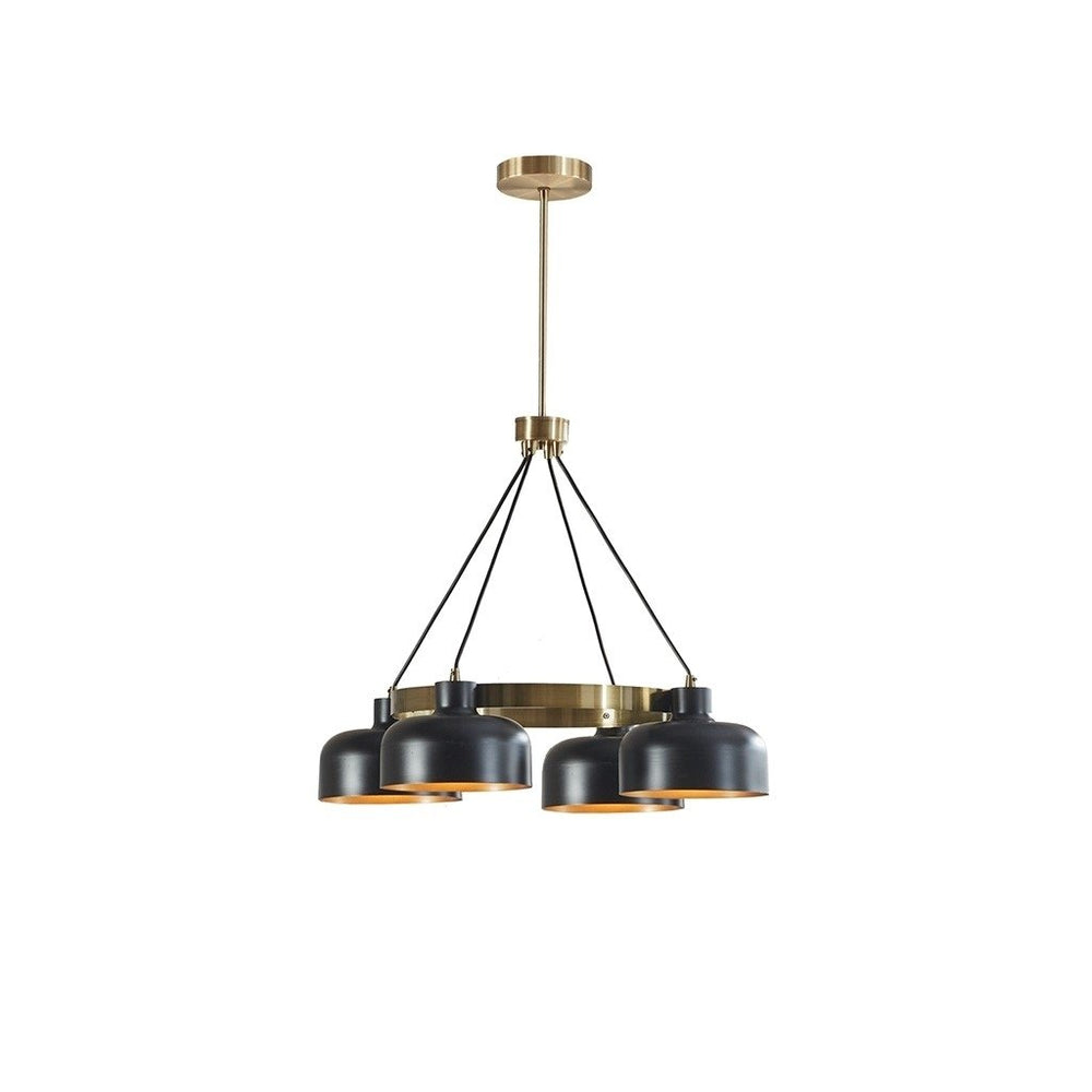 Gracie Mills Cason 4-Light Metal Shade Dimmable Chandelier - GRACE-14940 Image 2