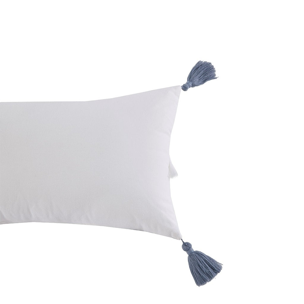 Gracie Mills Filiberto Boho-Inspired Cotton Tasseled Oblong Pillow - GRACE-14962 Image 2