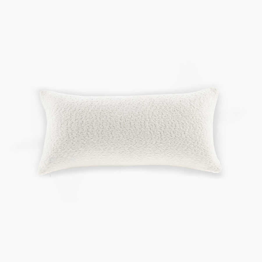 Gracie Mills Manning Solid Boucle Oblong Decorative Pillow - GRACE-15089 Image 1