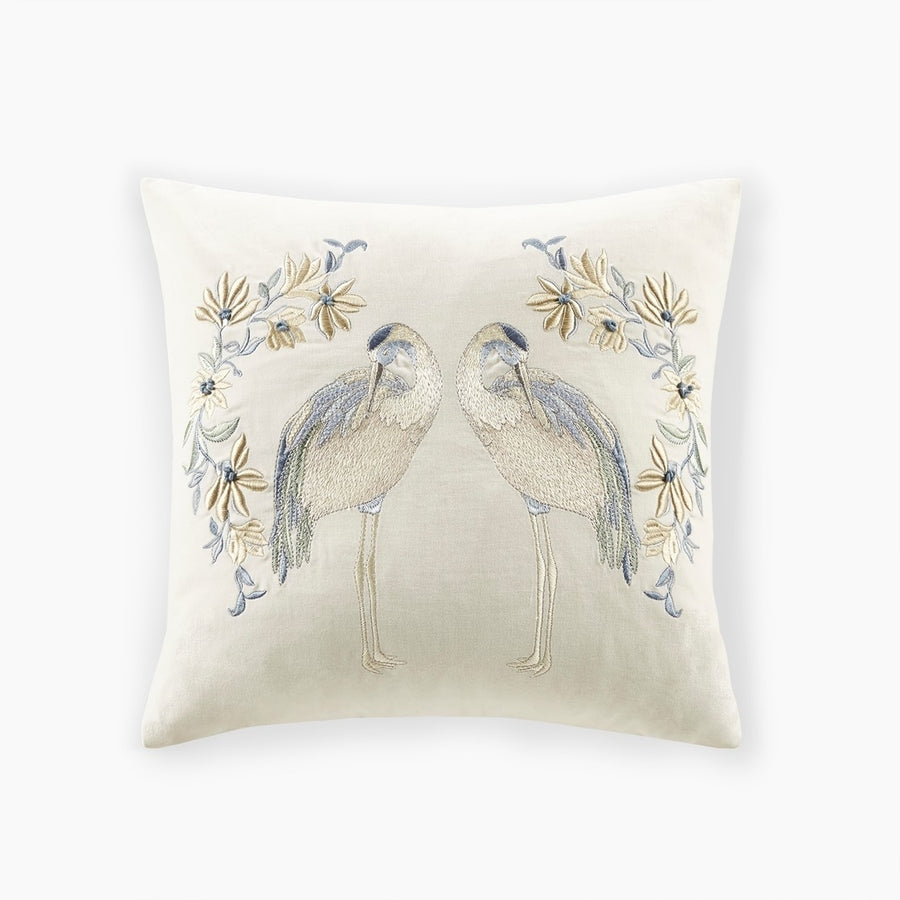 Gracie Mills Randy Chinese Palace-Inspired Square Decor Pillow - GRACE-15096 Image 1