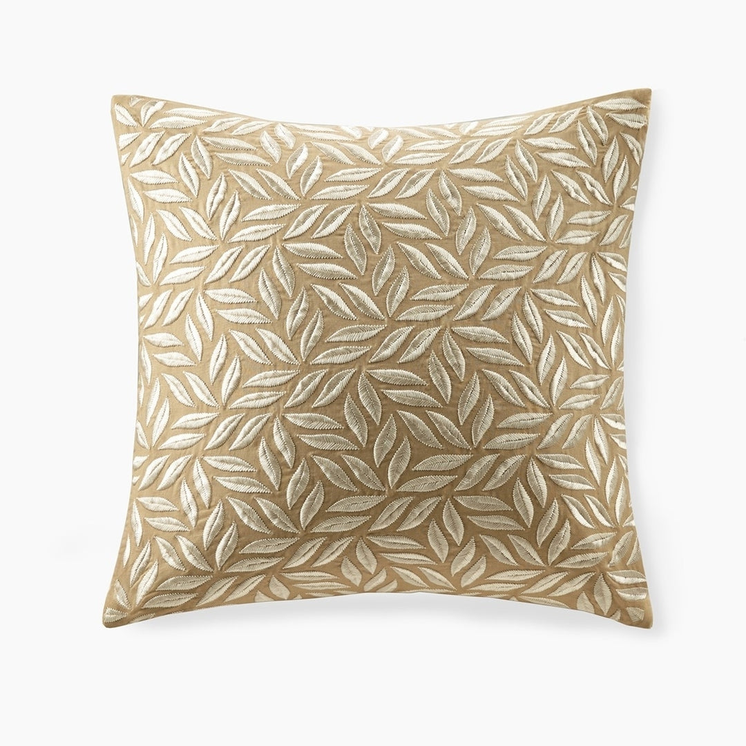Gracie Mills Simpson Embroidered Square Decor Pillow - GRACE-15097 Image 1