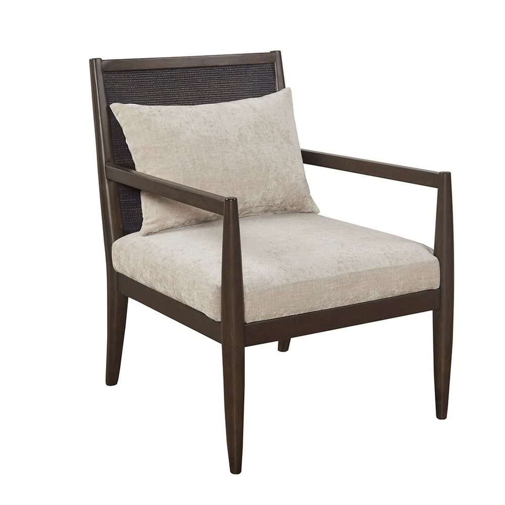 Gracie Mills Amos Coastal Comfort Handcrafted Seagrass Back Armchair - GRACE-15290 Image 2