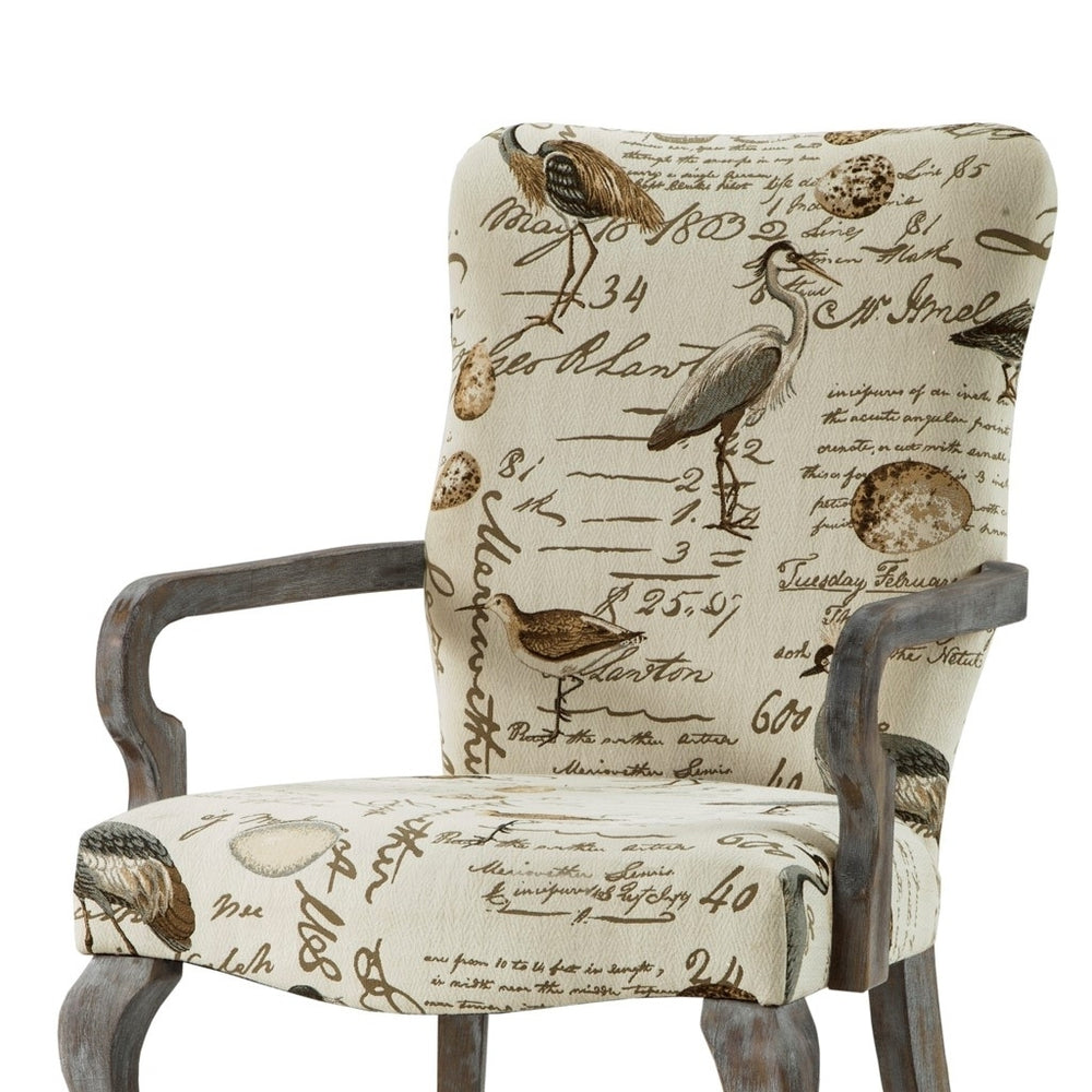 Gracie Mills Thompson Queen Anne Inspired High-Back Accent Chair - GRACE-176 Image 2