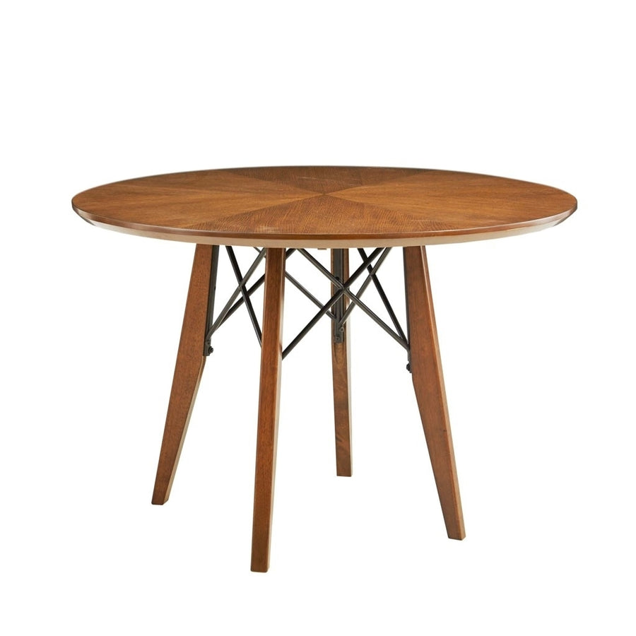 Gracie Mills Kizzie Two-Tone Round Dining Pub Table - GRACE-5458 Image 1