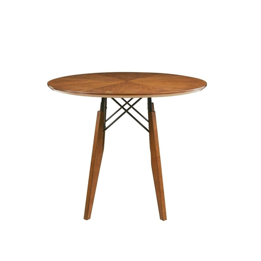 Gracie Mills Kizzie Two-Tone Round Dining Pub Table - GRACE-5458 Image 2