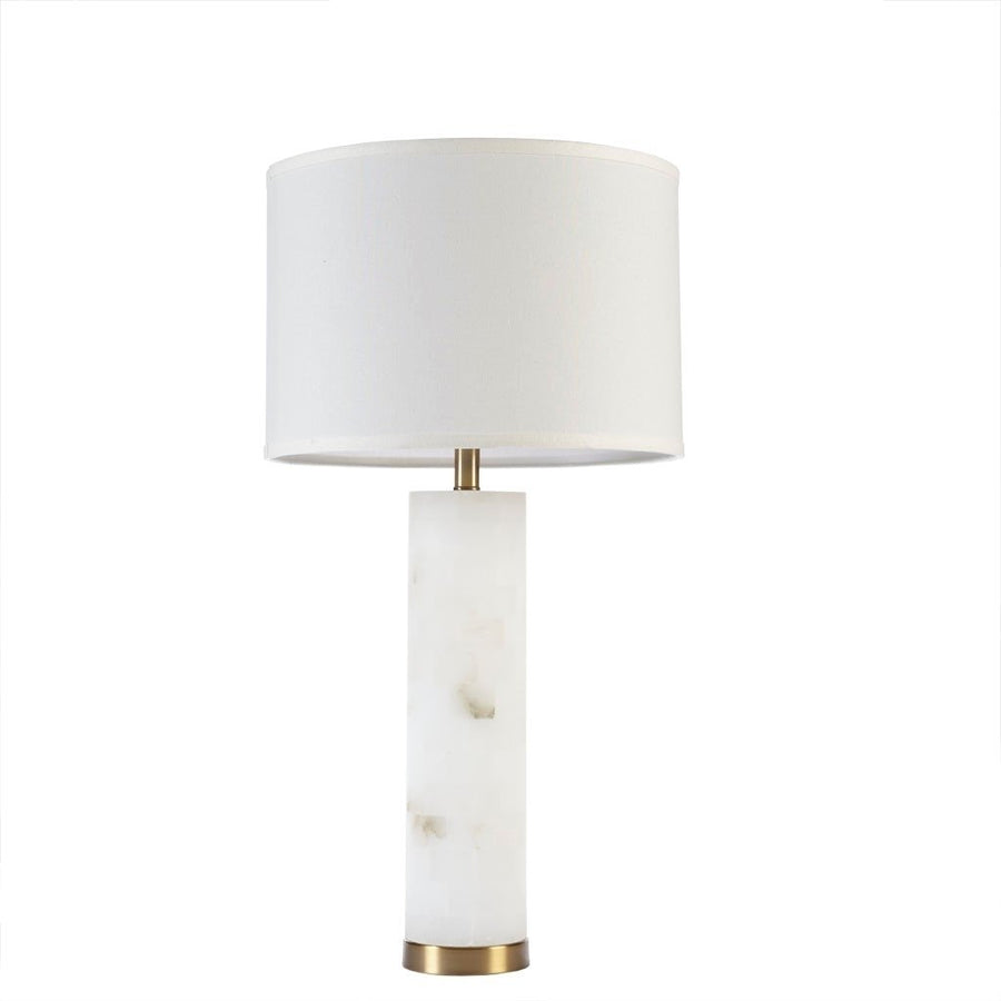 Gracie Mills Shea Illuminate Your Space with Elegance: Alabaster Table Lamp - GRACE-9529 Image 1