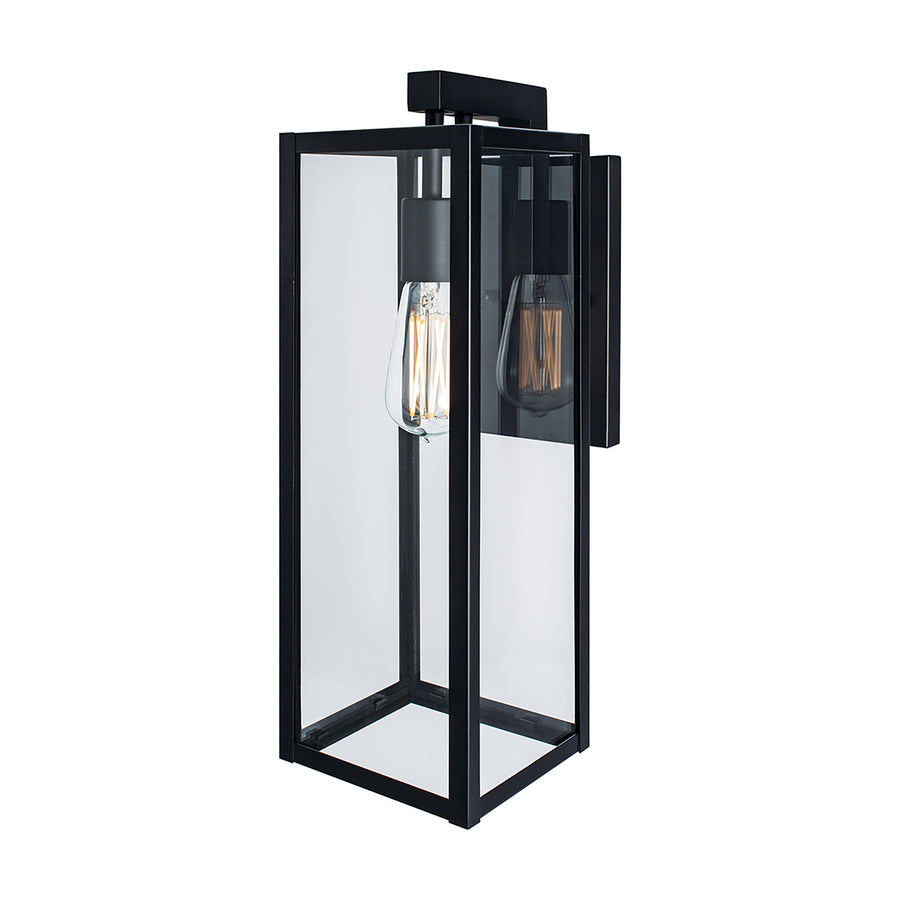 Capture Outdoor Wall Sconce - Matte Black [1186-MB-CL] Image 1