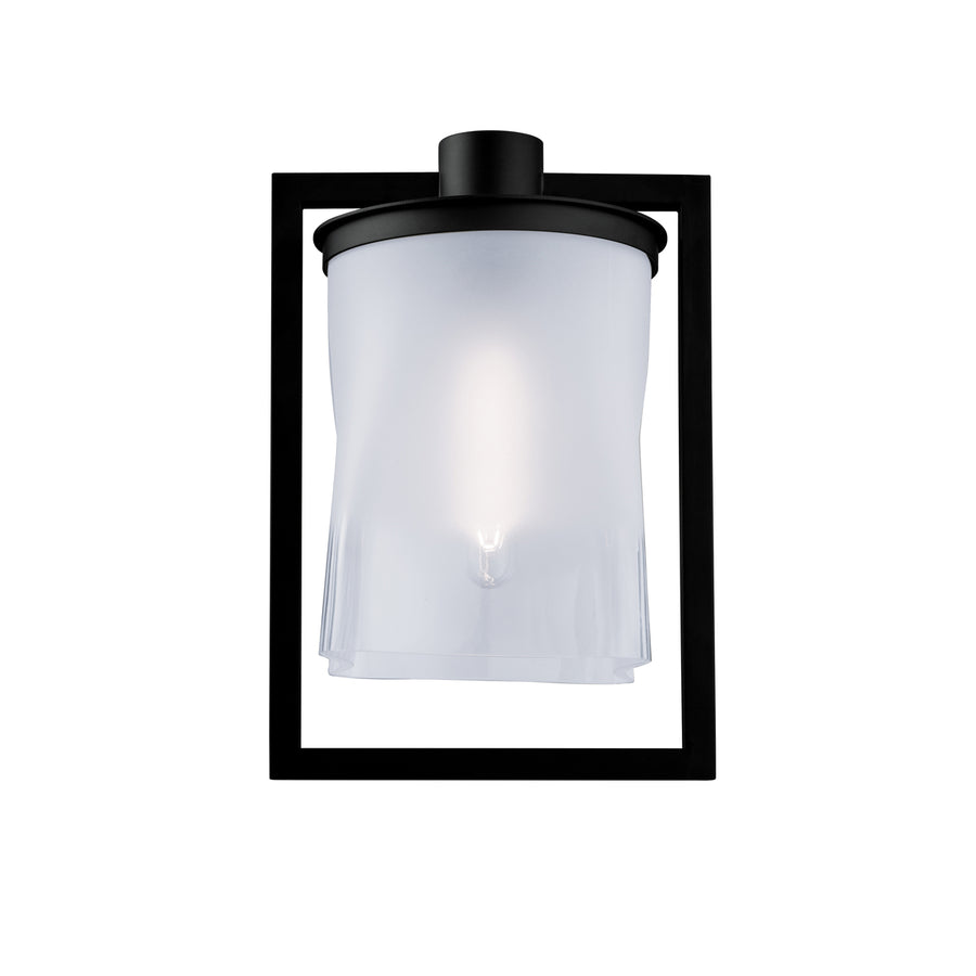 Drape Outdoor Wall Light - Matte Black [1195-MB-FR] Image 1