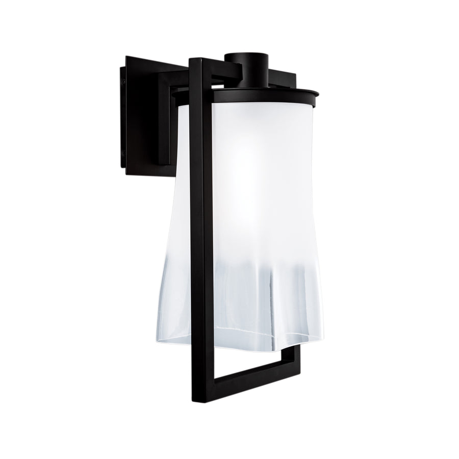 Drape Outdoor Wall Light - Matte Black [1196-MB-FR] Image 1