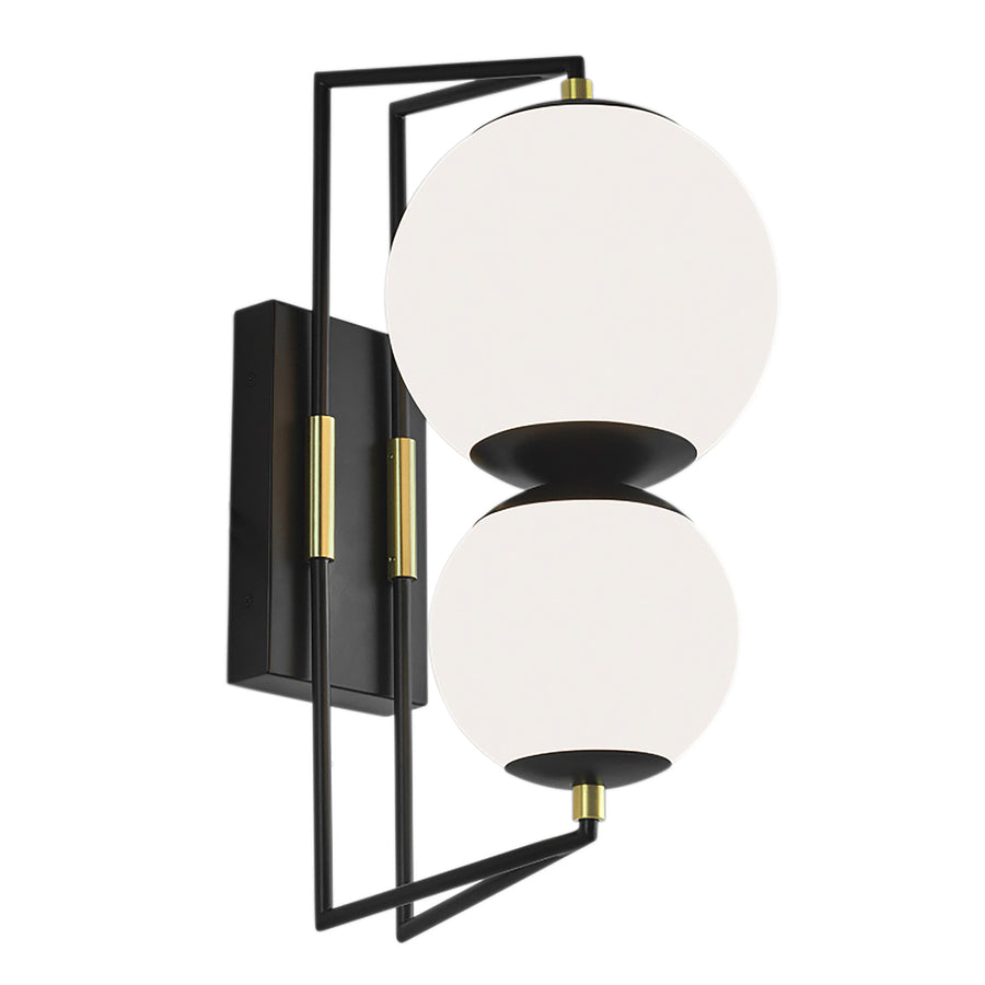 Cosmos Outdoor Wall Light - Matte Black Satin Brass [1261-MBSB-MA] Image 1