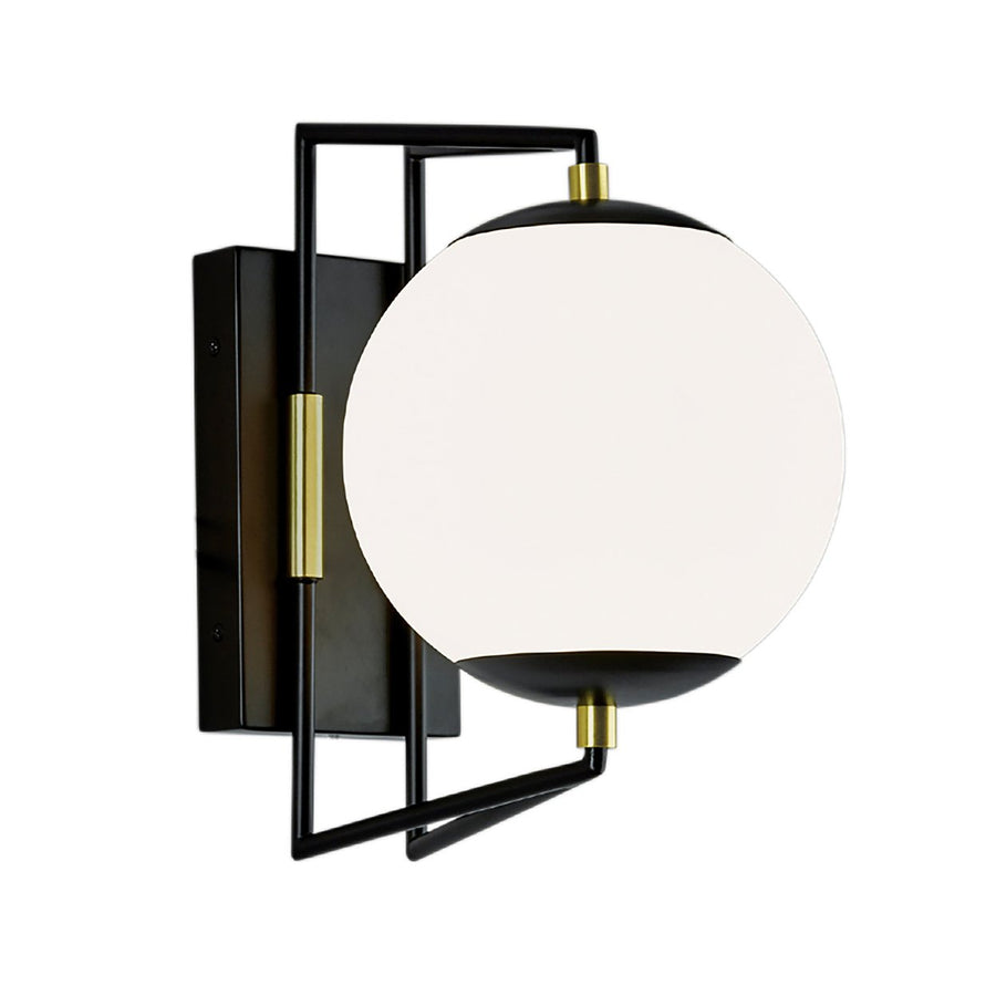 Cosmos Outdoor Wall Light - Matte Black Satin Brass [1260-MBSB-MA] Image 1