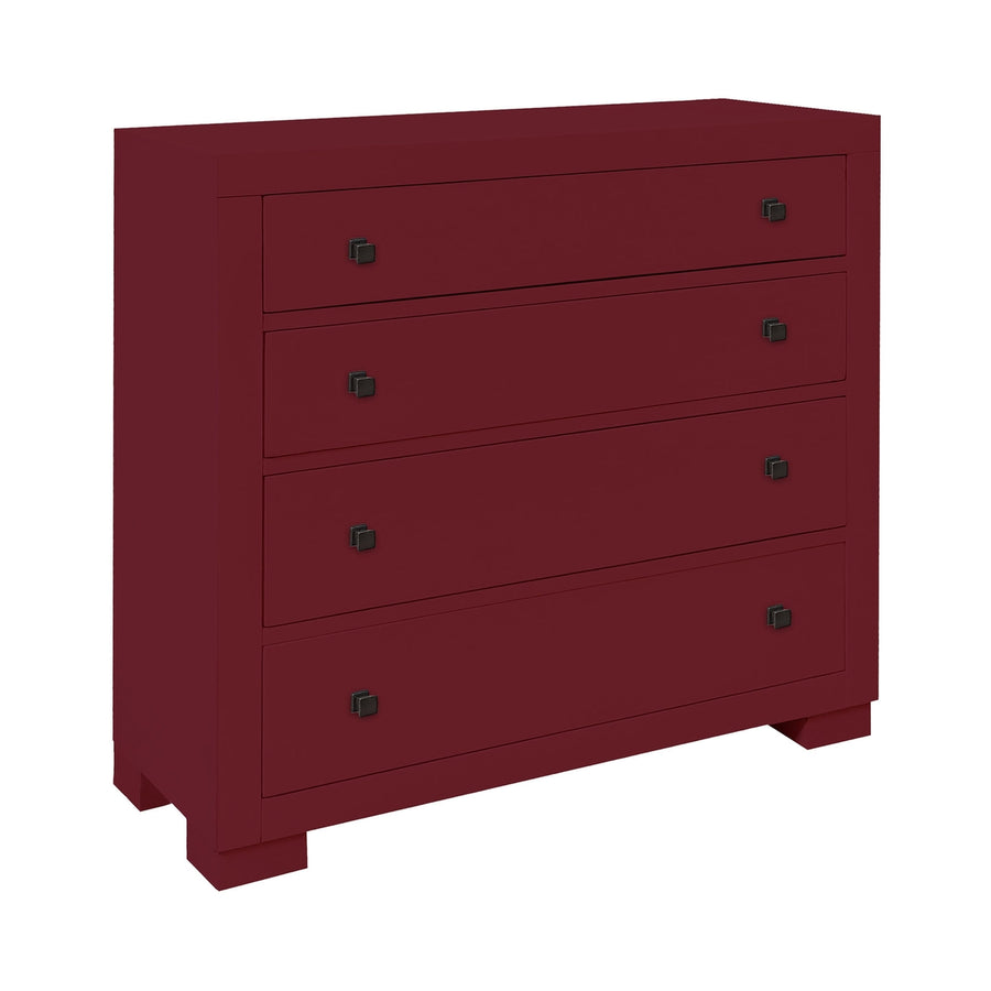 Templeton 4-Drawer Cabinet - Red Image 1