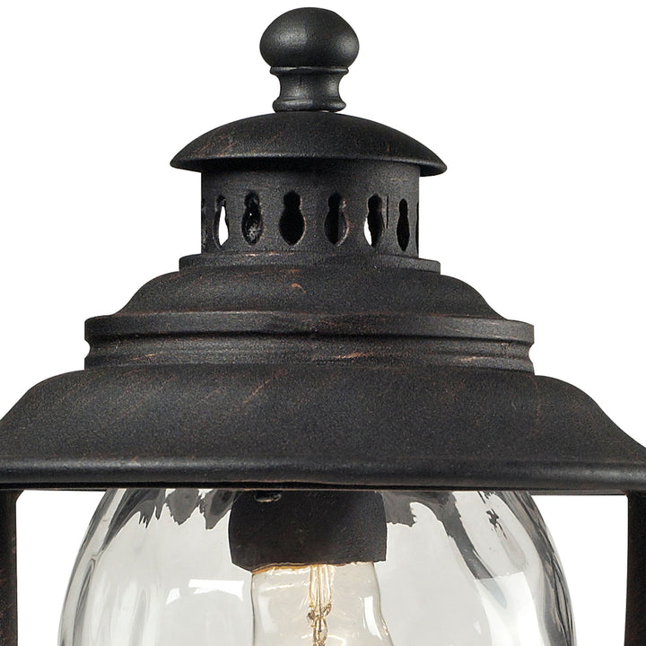 Searsport 15 High 1-Light Outdoor Post Light - Weathered Charcoal Image 5