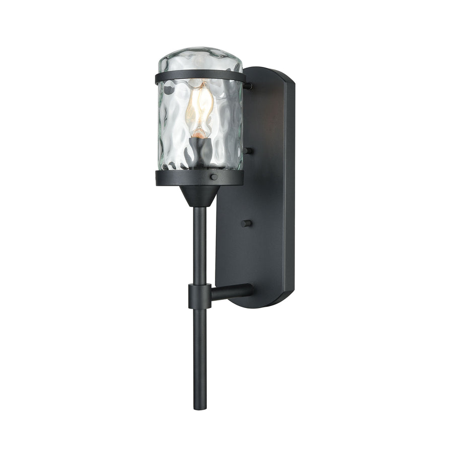 Torch 17 High 1-Light Outdoor Sconce - Charcoal Black Image 1