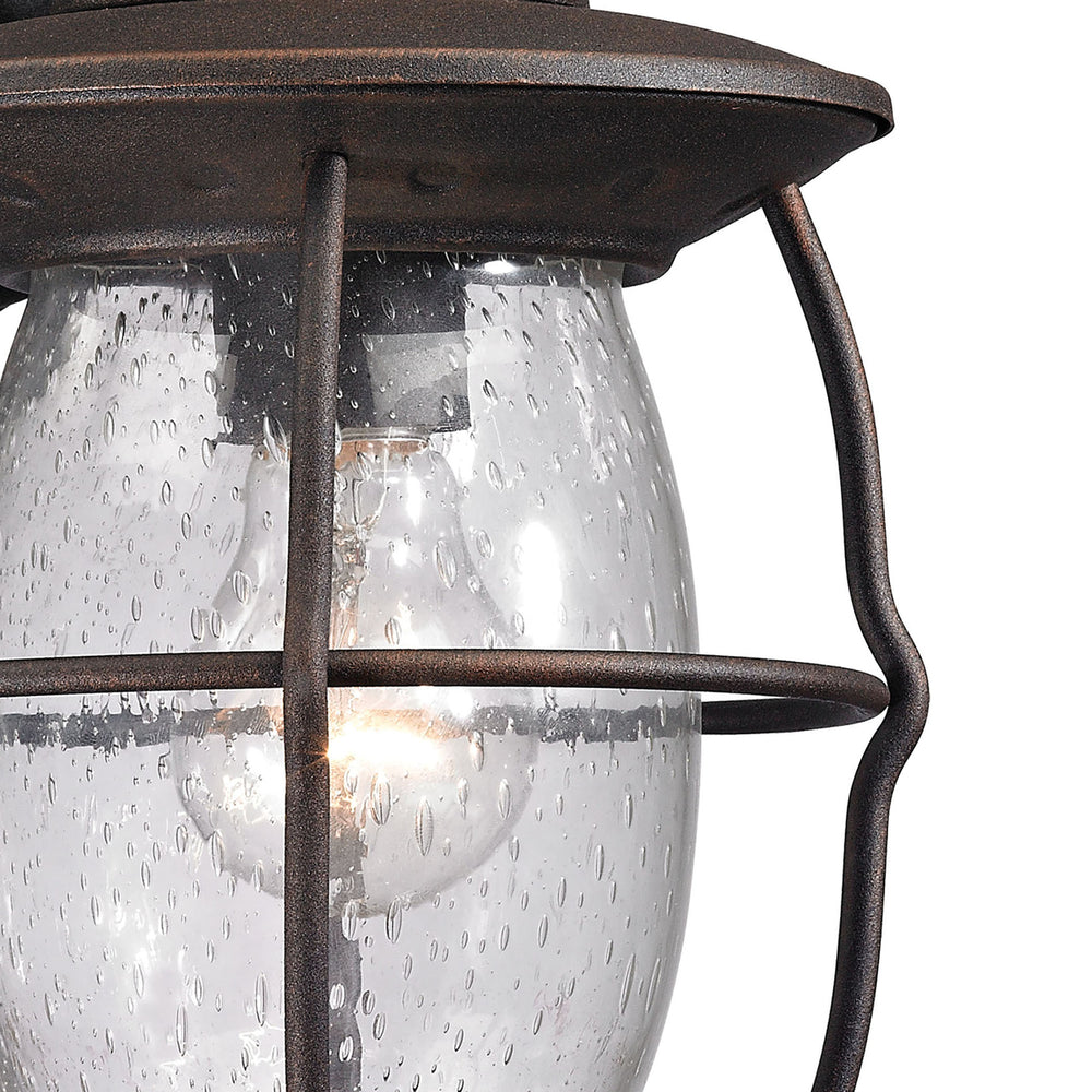 Village Lantern 13 High 1-Light Outdoor Sconce - Weathered Charcoal Image 2