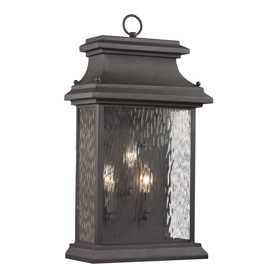 Forged Provincial 23 High 3-Light Outdoor Sconce - Charcoal [47054/3] Image 1