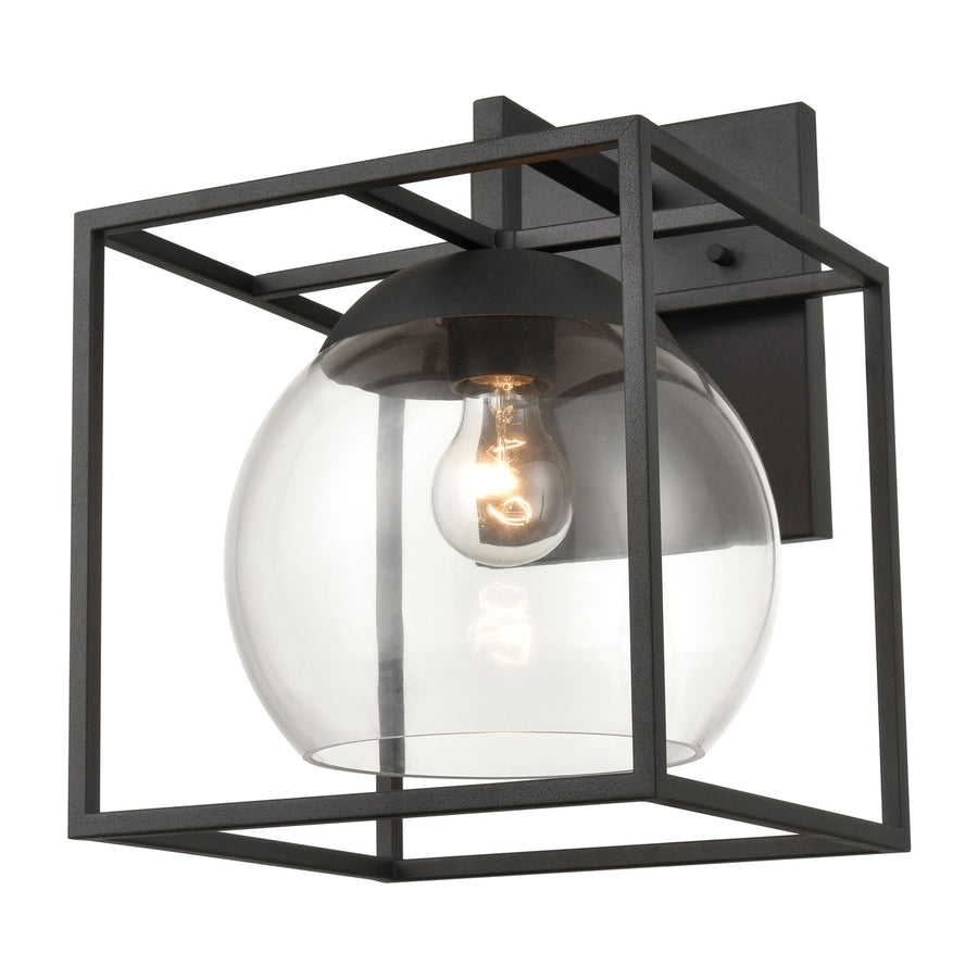 Cubed 13 High 1-Light Outdoor Sconce - Charcoal Image 1