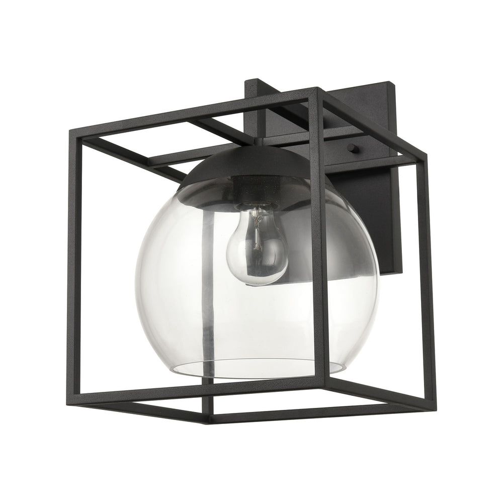 Cubed 13 High 1-Light Outdoor Sconce - Charcoal Image 2