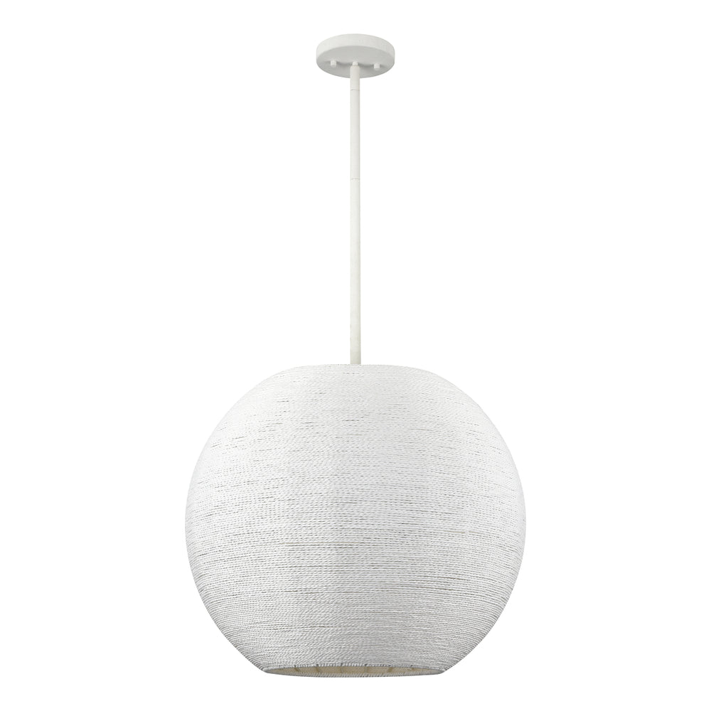 Sophie 20 Wide 3-Light Pendant - White Coral Image 2