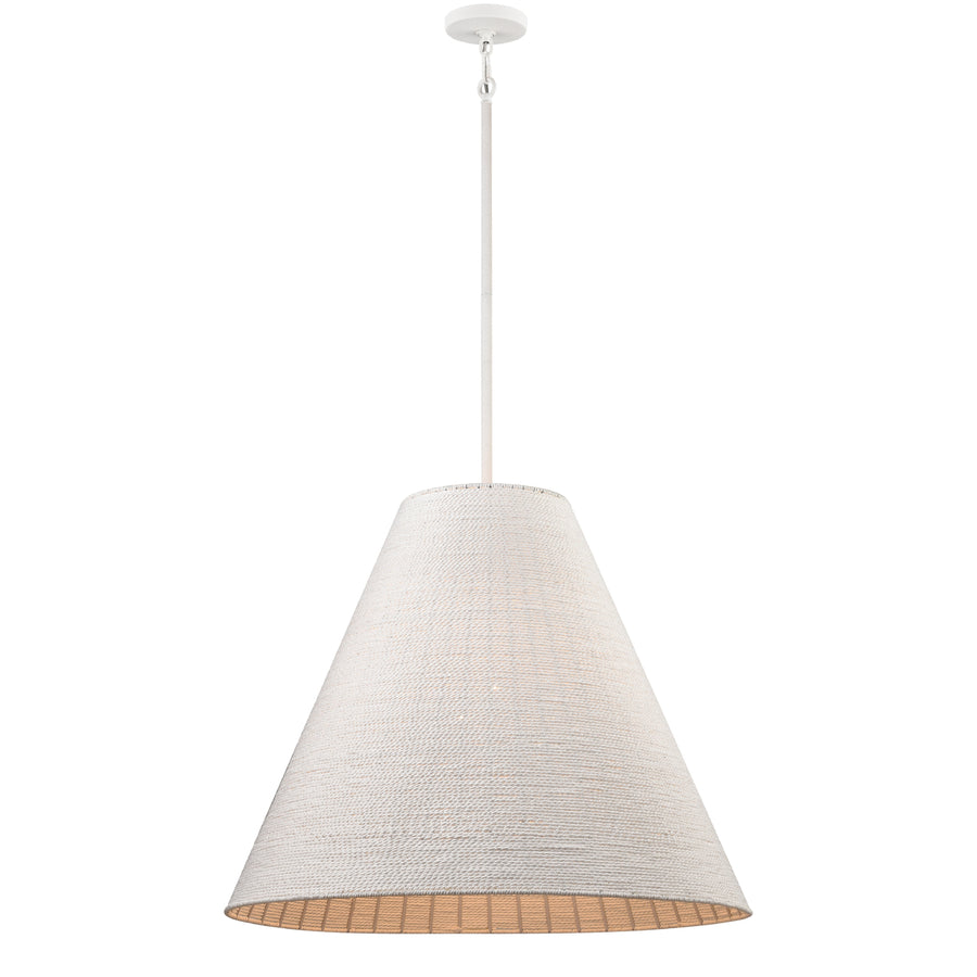 Sophie 30 Wide 4-Light Pendant - White Coral Image 1